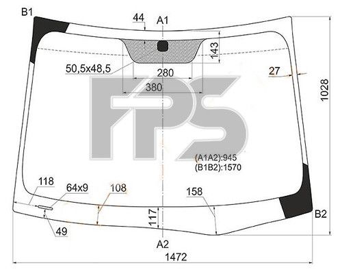 Лобовое стекло Hyundai I30 (2007-2012) GS 3219 D11 фото