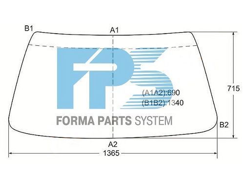 Лобове скло BMW 3 E30 (1982-1993) GS 0054 D14 фото